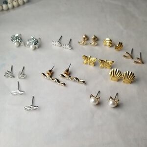 Set Of Animal Stud Earrings